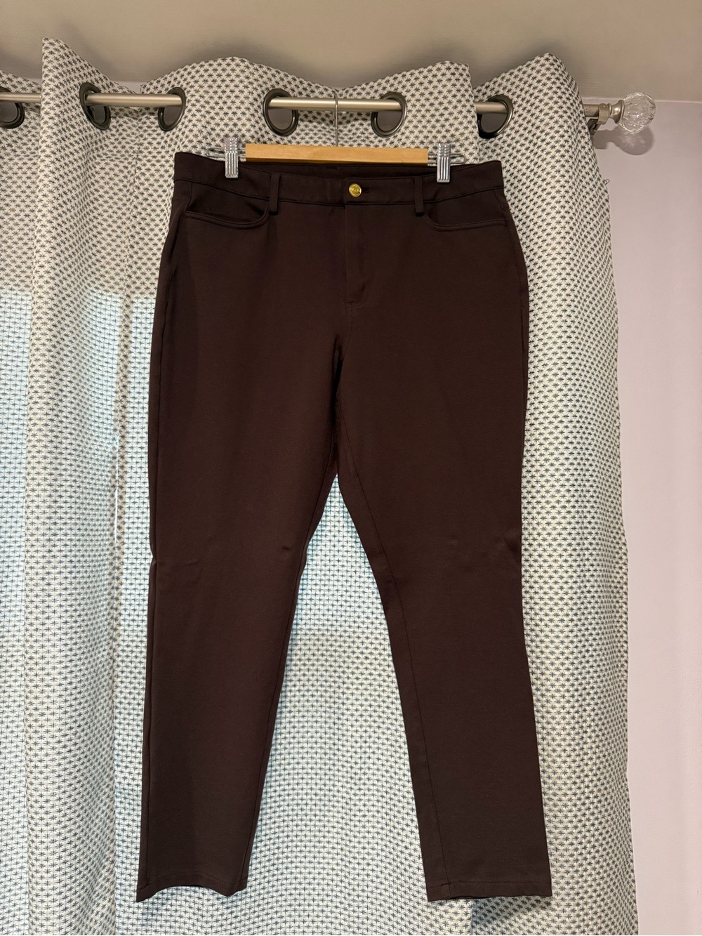 Michael Kors Dark Brown Slim Chinos
